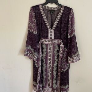 INC International Concept Dress 100% Silk 14